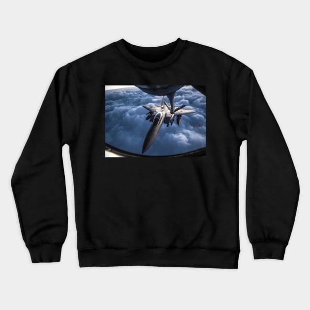 F15 Eagle USAF Crewneck Sweatshirt by Aircraft.Lover